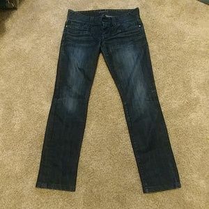 Guess Daredevil dark wash skinny jeans